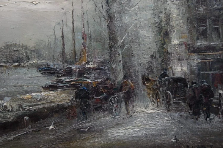 Amsterdam - gwarne życie nad kanałem Johannes Hubertus Hendrikus Bévort
