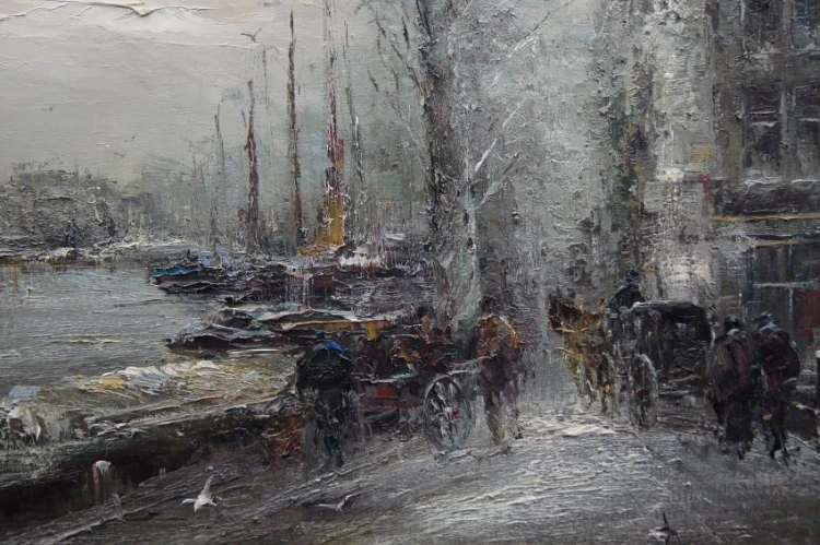Amsterdam - gwarne życie nad kanałem Johannes Hubertus Hendrikus Bévort