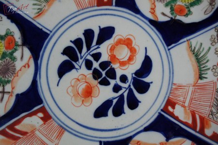 Japonia Imari kolekcjonerski talerz 2