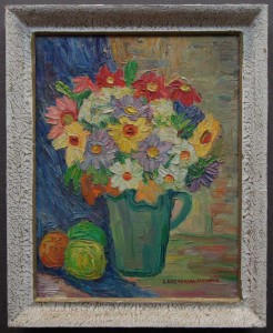 Zofia Krokowska Zastawnik ⭐ Bukiet kwiatów ⭐ polskie malarstwo