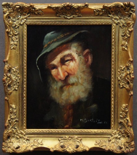 Michael Borbely  portret trapera - człowiek gór na obrazie