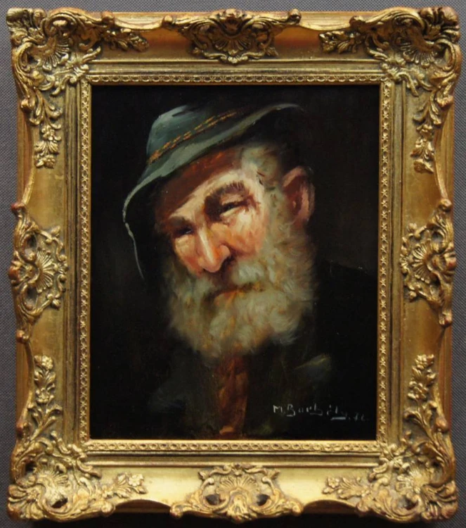 Michael Borbely  portret trapera - człowiek gór na obrazie