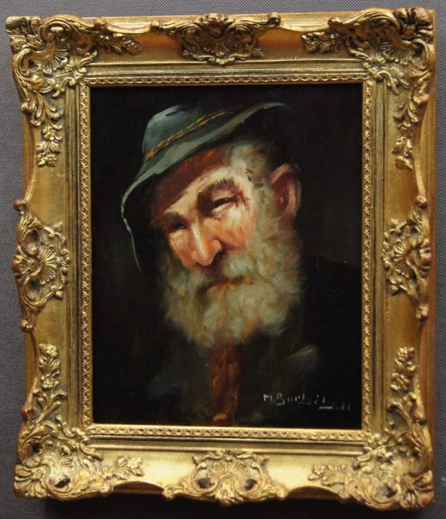 Michael Borbely  portret trapera - człowiek gór na obrazie