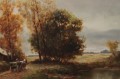 Jürgen Winter - Malarstwo krajobrazowe - Motyw wsi nad rozlewiskiem