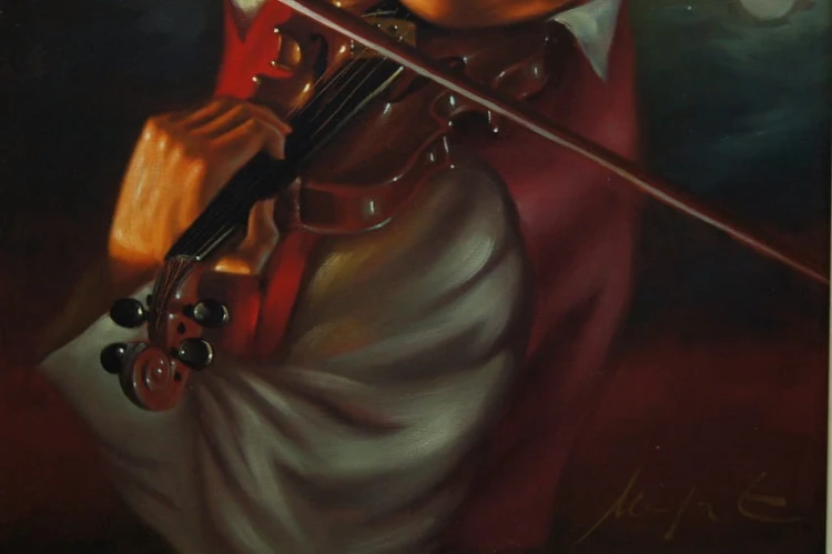 Gerhard Merfort - Cygańska zabawa i skrzypce