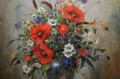 Nicole Parisini - wielobarwna aranżacja kwiatów w wazonie