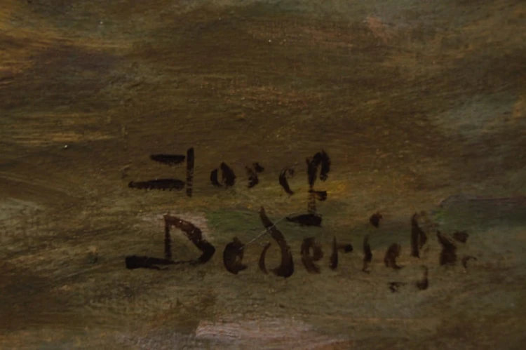 Josef Dederichs - Nadbrzeże portowe z początku XX wieku