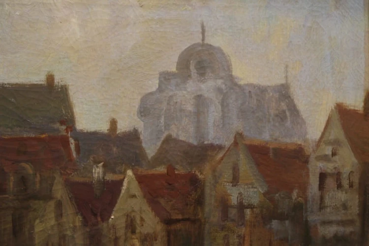 Josef Dederichs - Nadbrzeże portowe z początku XX wieku