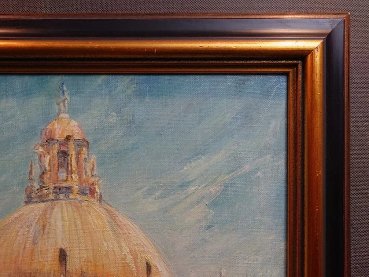 Wenecja z kanałem oraz Basilica di Santa Maria ⭐ obraz olejny