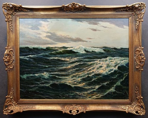 Horst Altermann - Niespokojne morze niemieckie malarstwo aukcyjne