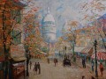 Paryż historyczna dzielnica Montmartre Impresjonistyczny Rarytas
