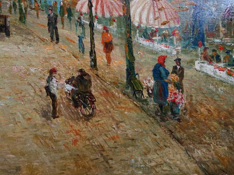 Paryż historyczna dzielnica Montmartre Impresjonistyczny Rarytas