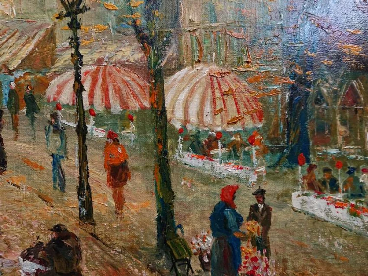 Paryż historyczna dzielnica Montmartre Impresjonistyczny Rarytas
