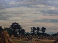 Stogi zboża - Wiejski obraz - Fritz Köhler