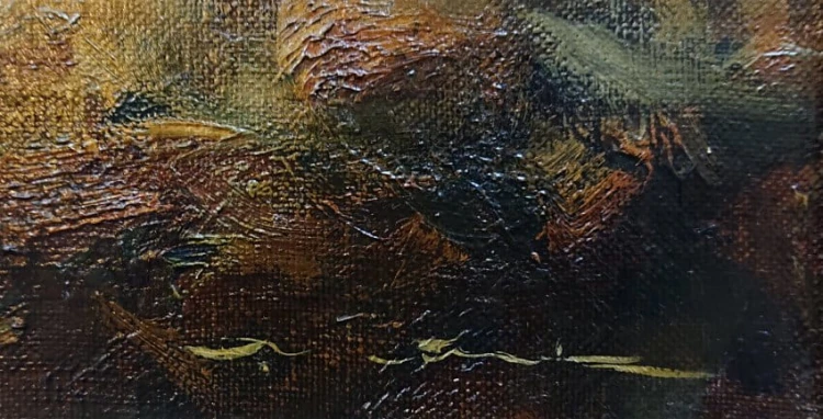 Fritz Moritz - Konna przejażdżka - Aukcyjny duży obraz