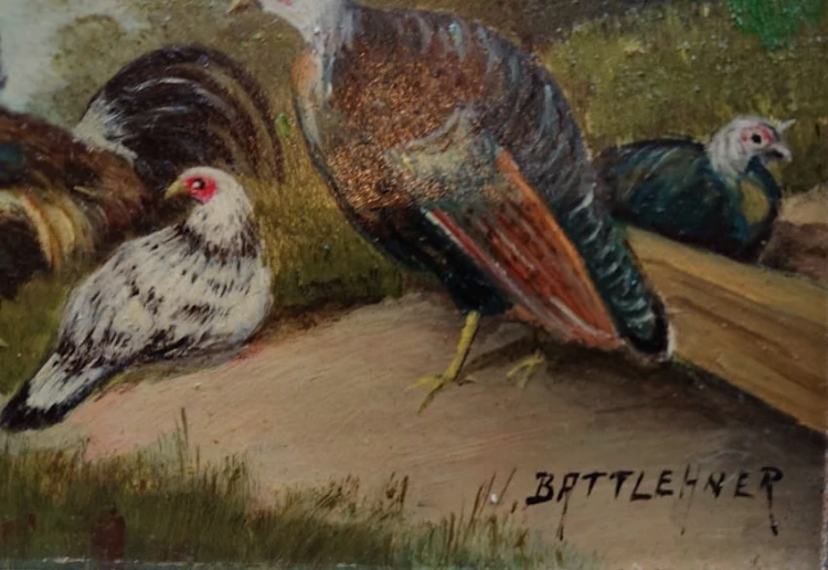Ptactwo domowe - Animalistyczna scenka | Wilhelm von Battlehner