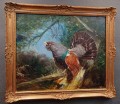Barwny głuszec malarstwo animalistyczne - Hans Nickel