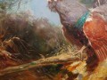 Barwny głuszec malarstwo animalistyczne - Hans Nickel