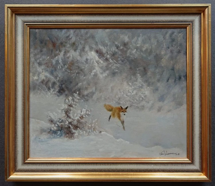 Lis zimową porą - animalistyczne cudo Arne Johannsen / 1948
