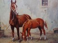 Hans Nickiel Obraz z końmi