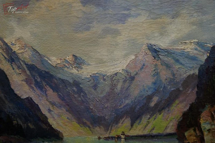 Karl Gross Sattelmair Jezioro Konigssee