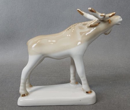 Łoś - porcelanowa figurka łosia Wołyń PołonneDSC_6118.JPG
