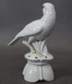 Biała figurka ptaszka - porcelana Neue Tettau