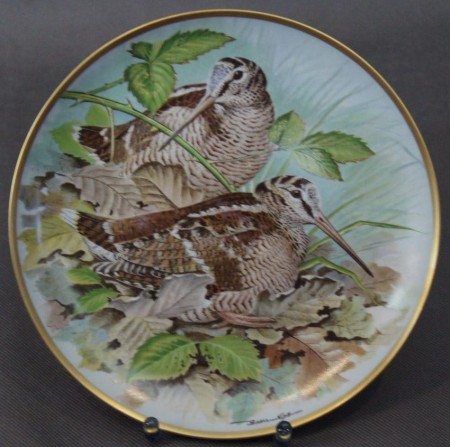 Słonka- kolekcjonerski talerz - porcelana Franklin