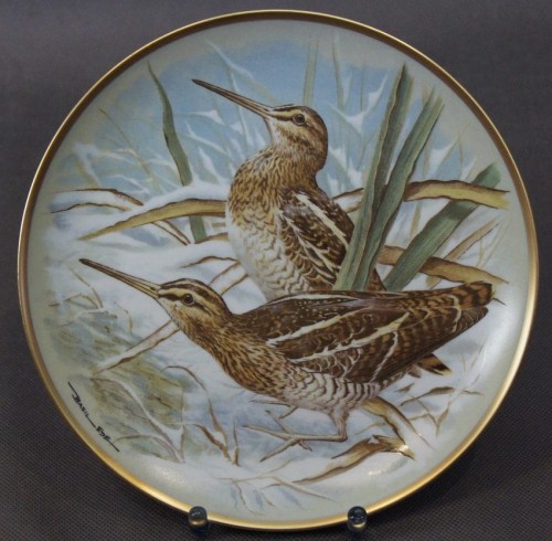 Bekas pospolity - kolekcjonerski talerz - porcelana Franklin
