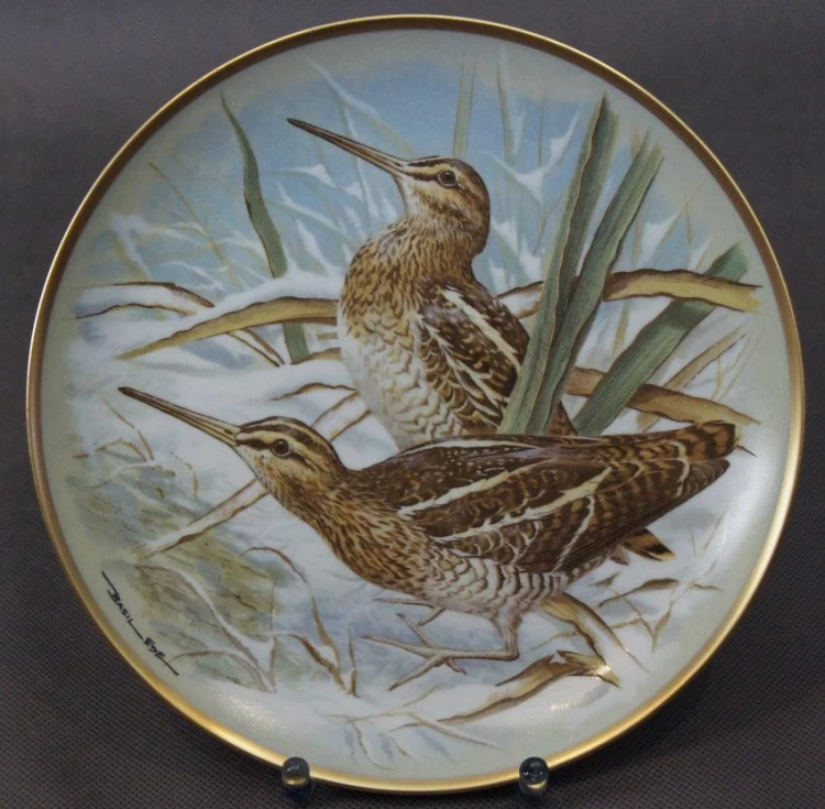 Bekas pospolity - kolekcjonerski talerz - porcelana Franklin