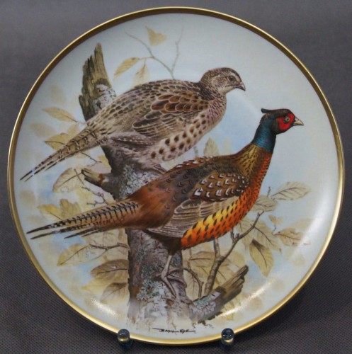 Bażant - kolekcjonerski talerz - porcelana Franklin
