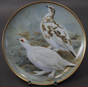 Pardwa ⭐ kolekcjonerski talerz - porcelana  Franklin     