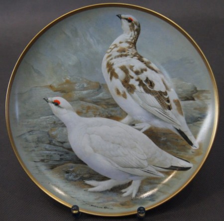 Pardwa - kolekcjonerski talerz - porcelana Franklin