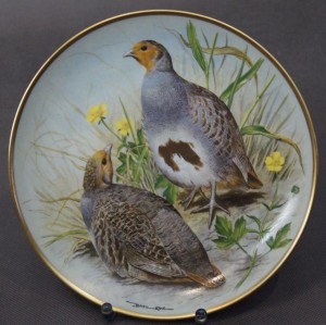 Kuropatwa ⭐ kolekcjonerski talerz ⭐ porcelana  Franklin      