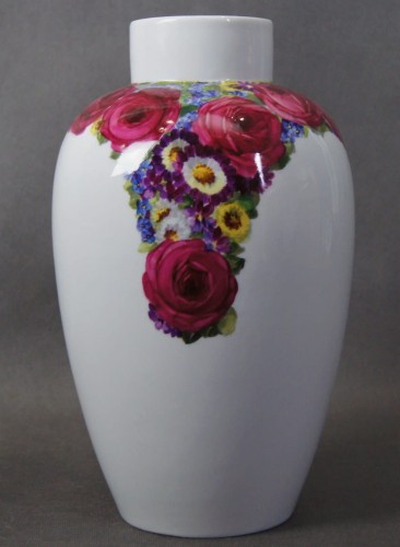 Imponujący wazon Rosenthal - porcelana ręcznie malowana Walter Mutze
