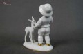 Porcelana Gerold .Figurka chłopca z sarenką. Okaz !!!