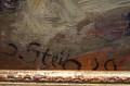 Stary obraz Josef Steib Jesienny Las 1929r