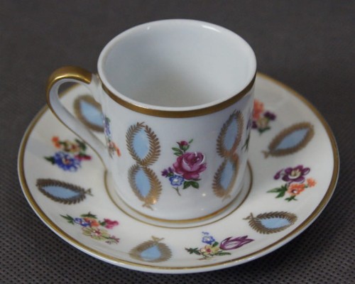 Filiżanka ze spodkiem do espresso - porcelana PM