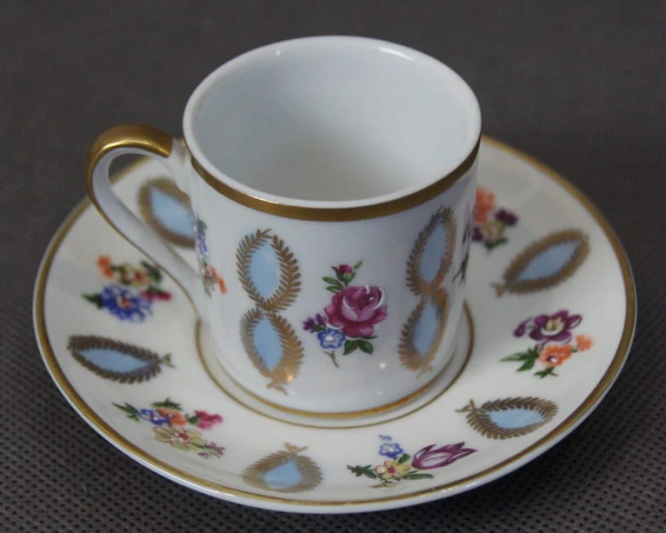 Filiżanka ze spodkiem do espresso - porcelana PM