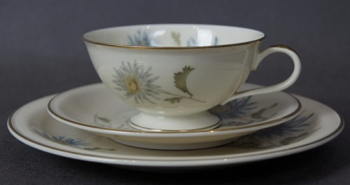 Hutschernreuther - Porcelanowa subtelna śniadaniówka
