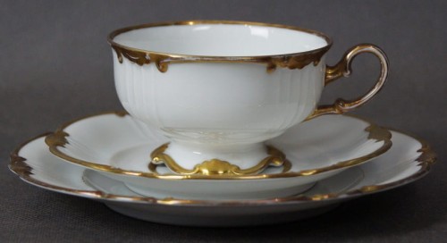 Porcelana Seltmann Weiden - wykwintny porcelanowy zestaw śniadaniowy