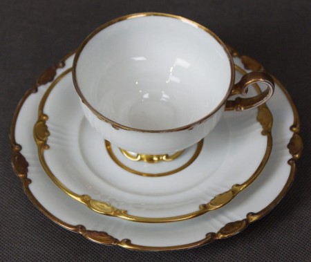 Porcelana Seltmann Weiden - wykwintny porcelanowy zestaw śniadaniowy