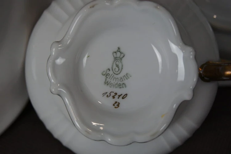 Porcelana Seltmann Weiden - wykwintny porcelanowy zestaw śniadaniowy