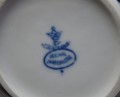 Porcelanowa sosjerka z separatorem tłuszczu - wzór cebulowy UNIKAT