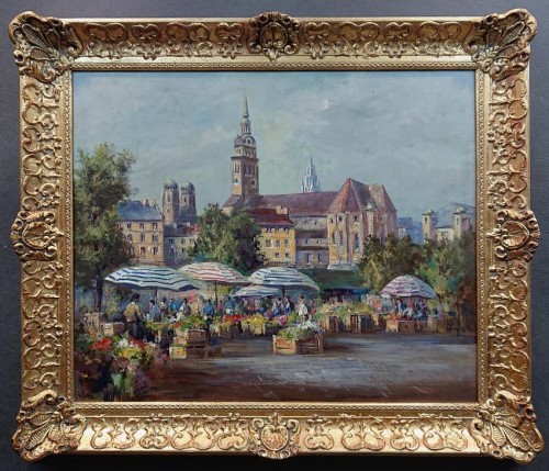 Jarmark z kwiatami - wyjątkowe malarstwo impresjonistyczne