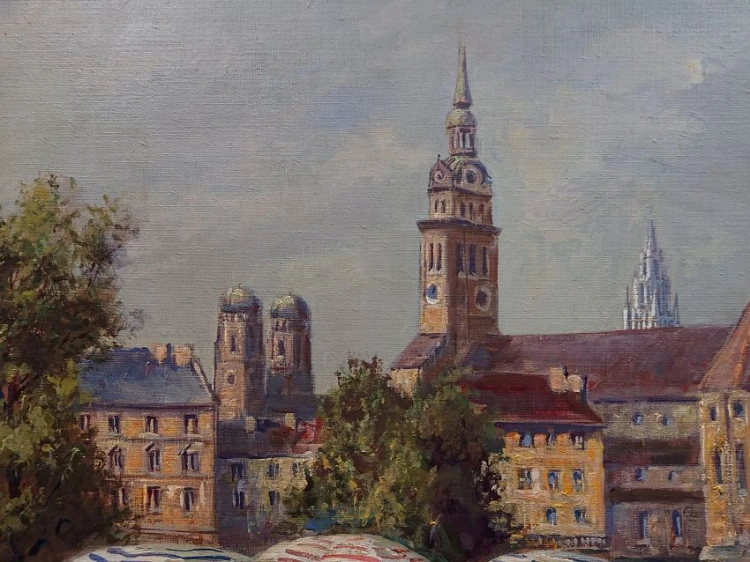 Jarmark z kwiatami - wyjątkowe malarstwo impresjonistyczne