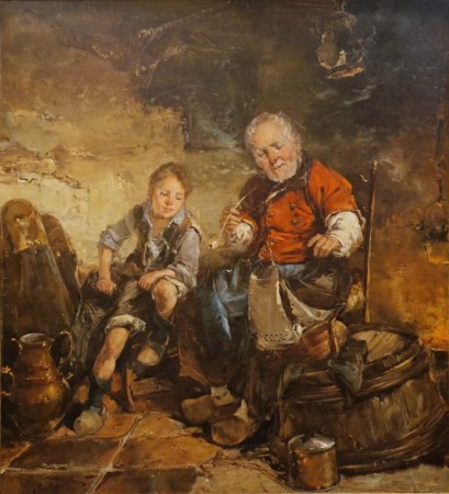 Pogaduchy z dziadziuniem - rozkoszna scena - Gerhard Dickmeis