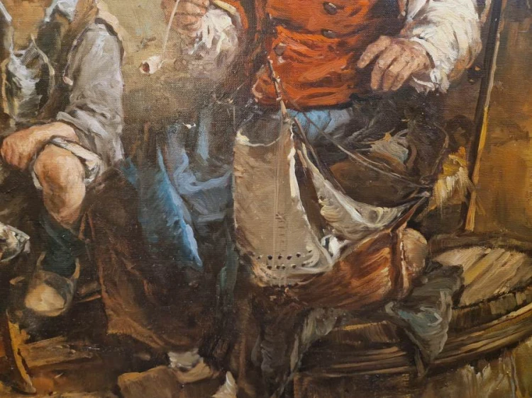 Pogaduch z dziadziuniem - rozkoszna scena - Gerhard Dickmeis