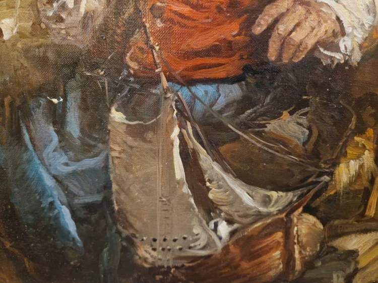 Pogaduch z dziadziuniem - rozkoszna scena - Gerhard Dickmeis