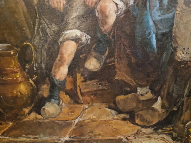 Pogaduch z dziadziuniem - rozkoszna scena - Gerhard Dickmeis